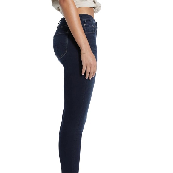 Mother The Looker Skinny Jeans Dark 